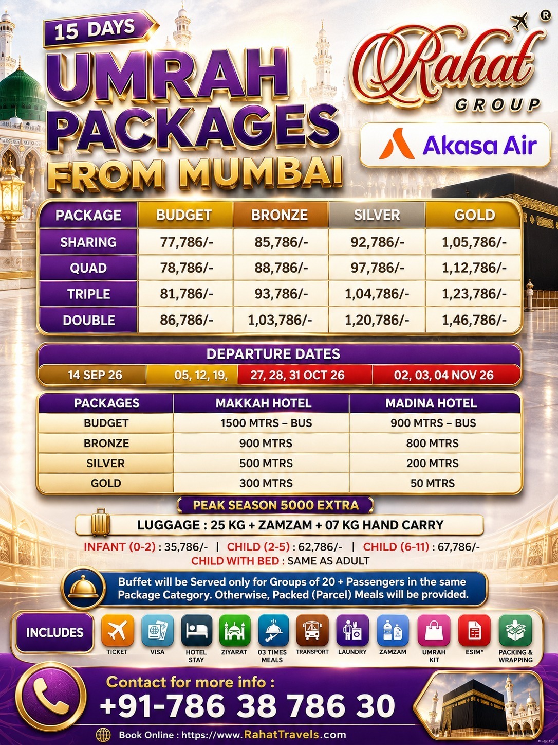best umrah package from delhi lucknow ahmedabad